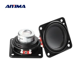 Hoparlörler Aiyima 2pcs 1.5 inç 43mm Taşınabilir Hoparlör 4 Ohm 5W Tam Menzilli Ses Hoparlör Amplifikatör Ses Hoparlör Ev Sineması