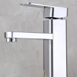 Bathroom Sink Faucets Basin Mixer Cold Water Tap Kitchen Faucet Single Hole Handle Deck Mounted