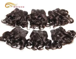 امتدادات الشعر قطع الميكانيكية دي كابيلو الإنسان ريزادو 100 ٪ تمديدات Brasileo Ondulado 6 Unids/Lote Color 1b/2/4/30/33/99J 2102222714702