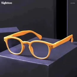 Solglasögon Läsglasögon för män/kvinnor Style Design Round Frame Spring Hinge Lightweight Recept Readers Eyeglasses