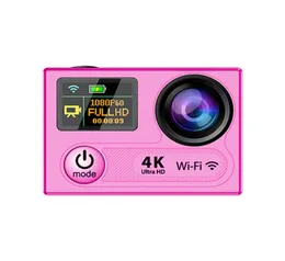 Ultra HD 4K H8 WiFi Eylem Kameraları 360VP Tam 1080p 60fps Mini Spor DVR Video Kameraları 170 Lens 2inch LCD Kamera Kask Cam1788016