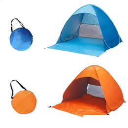 Namioty i schroniska Matic Instant Pop -Up Tent Namiot Piasta Beach Lekkie Outdoor UV Protection Cam Fishing Słońce 240327 Drop Deliv OTQMS