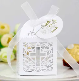 Wrap regalo 50pcs 8 colori Laser Cut Box Ramadan Decoration Candy for Wedding Party Bombons Decorazioni