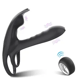 Male Ejaculation Delay Penis Ring Sleeve Penis Cock Ring for Couples Clitoris Stimulator Penisring Adult Sex Toys for Men 240401