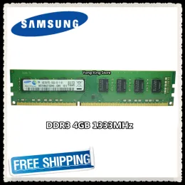 Rams SamsungデスクトップDDR3 4GB 1333MHz 4GコンピューターメモリPC310600U PC RAMオリジナル10600