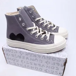 Canvas Love Stars Shoes All With Play Eyes Heart 70 Designer Low Low Classic Discal Sneakers Blight Multi-Heart Whith Whith Black Blue Red Gray Polka R97Y#