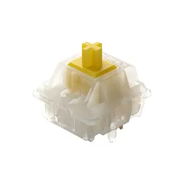 Klavyeler Gateron Yellow Pro Switch 5pin Orijinal Fabrika Yağlaması 50GF Mekanik Klavye İçin Kırmızı Doğrusal Hisset