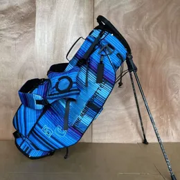 Golf Bags Blue stripe Stand Bags Large diameter and large capacity waterproof material Contact us to view pictures with LOGO