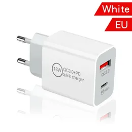 2024 New PD12W Charger 5v2a شحن الرأس من النوع C PD+USB شحن رأس لشاحن PD12W