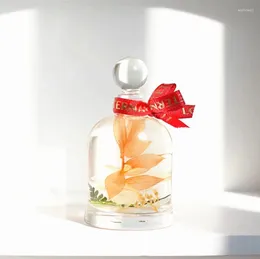 Butelki do przechowywania Yuxi Wisel Bell Crystal White Glass Glass Bottle Bottle Perfume Spray