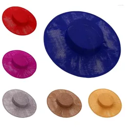 Berets Ladies Diy Fearcinator Hat Base Multy Color Добавить элегантность к свадебному взгляду H7EF