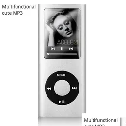 Mp3 Mp4 Players Arrivals Music Player FM Radio Student English Walkman Registrazione Slim Metal per iPod Style Wholesale 231030 Drop de dhpxe