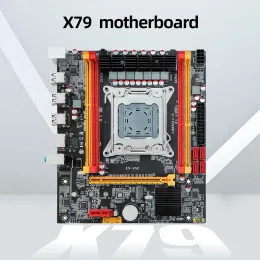Placas -mãe x79 Computador Placa -mãe NVME M.2 SSD LGA 2011 Processadores de computador PCIE MOMINA PCIE 16X Suporte DDR3 Memória 4*SATA2.0 Interface