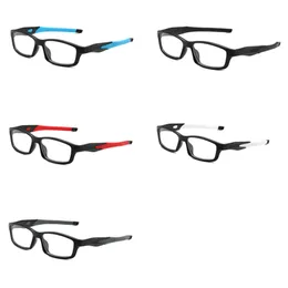Occhiali da sole di marca I bicchieri trasparenti in cornice da donna uomo anti -blu luce quadrata oculare ottico occhiali occhiali