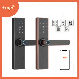 Lock Tuya Smart Home Door Lock Lock Fechadura Eletronica wifi Smart Cerradura Inteligente Password Card IC inlock