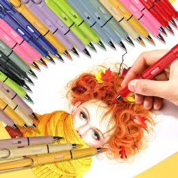 Matite più recenti 12 pezzi/set semplici matite eterne colorate nessun regali per bambini a inchiostro Studenti artistici che dipingono la scuola di cartoleria kawaii