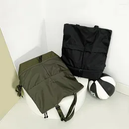 Студенты рюкзака переворачивают дневную упаковку большую емкость повседневную книжную сумку нейлон водонепроницаемые для женщин модная портативная досуга.
