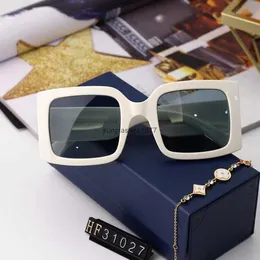 2024 new large square polarized sunglasses street shooting womens fashion straight