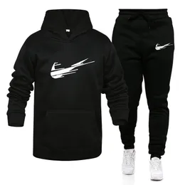 Erkek Trailtsits Bahar Sonbahar Spor Giyim Takım Logo Baskı Pamuk Ceket Katlar Sweatshirt Adam Gündelik Pantolon Koşuyor Kadın Hoodie Fitness Takım