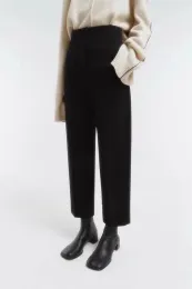 CE2023 Spring e autunno Nuova gamba magra Lean Long High Waist Temperamento sciolto per pendolari femminili da donna Casual Casht Abito Pantaloni