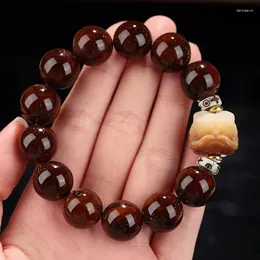 Strand Lucky Zi Jin Shu Bodhi Seed Solid Bracelet For Men And Women