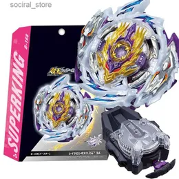 Spinning Top Box Set B-168 Rage Longinus Super King B168 Spinning Top mit Spark Launcher Box Childrens Toy L240402