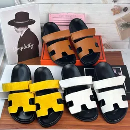 Designer slippers with box, sandals, leather sandals, summer and winter beach flat plush slippers 16887