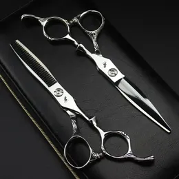 Frisörsax Professionell Högkvalitativ hårklippning+tunnare sax Salong Shears Barber Scissors Shop