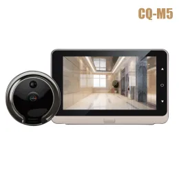 Doorbell 5 inch Smart LCD Color Screen Digital Door Eye Doorbell M5/M5W Electronic Peephole Door Camera Viewer Outdoor Door Bell