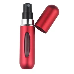 Mini bottiglia spray in alluminio bottiglie di profumo bottiglie feste per viaggi atomizzatore di viaggio riutilizzabile contenitore estetico vuoto 5 ml 6519136 zz