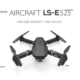 LS-E525 Drone 4K HD Dual-lente RemoteControl Mini Drones WiFi 1080p Transmissão em tempo real FPV Câmeras duplas Dobrável RC Quadcopter Toys Intelligent UAV Inteligente