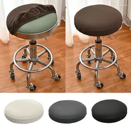 Chair Covers Dustproof Cotton Stool Rotating Cover For Barliving Room Round Washable Universal Seat Home El