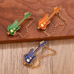 Pins a catena per spille personalizzate per chitarra per chitarra strumenti musicali badge Gift di gioielli cartone animato per bambini amici