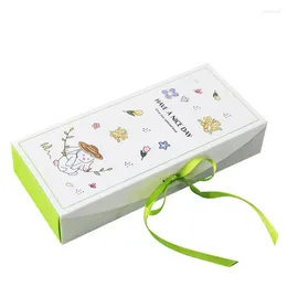Подарочная упаковка 100шт. Мультипликационная коробка Candy Box Favors Holder Biscuit Package Anniversary Party Dize Presption