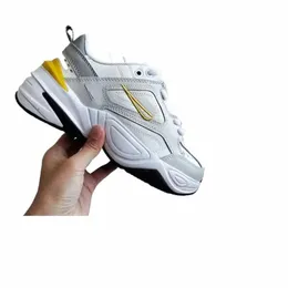 2023 Löpskor M2K Sports Trainers Sneakers White Pure Platinum Women Mens Zapatillas March M2K TEKNO DAD STORLEK 36-45 A3RV#
