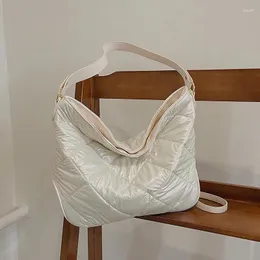 Bolsas de ombro muito bolsas para mulheres de inverno algodão macio no ar à prova d'água Lady Lady acolchoada