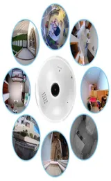 اللاسلكي IP كاميرا لمبة الضوء الأسماك 360 درجة 3D VR Mini Panoramic Home WiFi CCTV Security Pulb Camera IP 2MP 13MP92278769493596