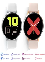 För Samsung S20 Active 2 44mm Smart Watch IP68 Waterproof Real Heart Rise Smart Watchs Drop Mood Tracker Svar Call Passo1272549