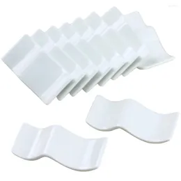 Dinnerware Sets 10 Pcs Bone China Ceramic Chopstick Rest Porcelain Utensil Ceramics Fork Holder