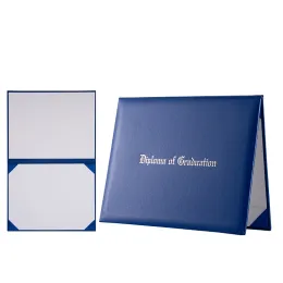 Folder Custom Logo Leatherette A4 Size Certificate Holder Folder Padded Degree Diploma Cover