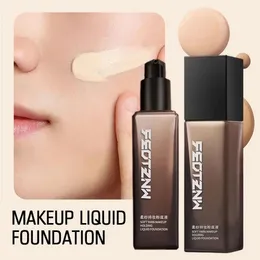 Soft Matte Liquid Foundation Base Oil Control Concealer Full Coverage Freckle Acne Multifunction Face Makeup 240327