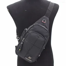 Mochila Homem de alta qualidade Men de Oxford Chest Body Body Body