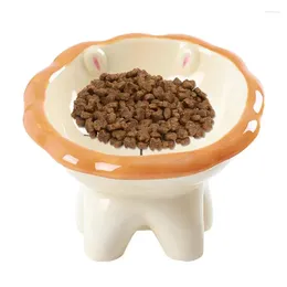 Other Bird Supplies Tilted Cat Food Bowls Slanted Dish Elevated Bowl Pet Backflow Prevention Lion Design Feeder