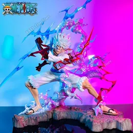 Action Toy Figures One Piece Anime Figures GK D. Luffy Gear 5 Action Figures PVC Statue Model Doll Collection Ornaments Gift for Kids Toy L240402