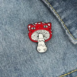 Cat Face Mushroom Enamel Pin Custom Animal Plant Brooch Bag Clothes Lapel Pin Badge Cartoon Jewelry Gift for Kids Friends