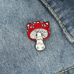 Katzengesicht Pilz Emaille Pin Custom Tierpflanze Brosche Beutel Ltesch Stift Abzeichen Cartoon Schmuck Geschenk für Kinder Freunde