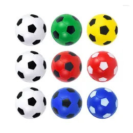 Party Decoration 6pcs Mini Colorful Soccer Ball Home Indoor Game Table Football Balls Kid Vuxen Toy Anti Stress Handhandel Träning Relief