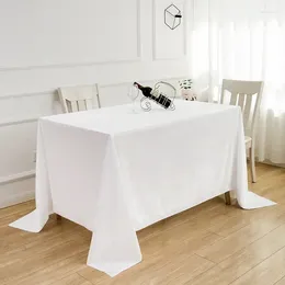 Tale de mesa de mesa de alta qualidade flaneta de flaneta Toalhes de mesa de quadro retangular branco