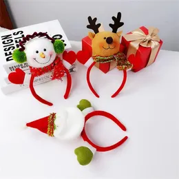 Weihnachtsstirnband Santa Tree Elch Antlers Haarhoop Kid Erwachsene Kopfbedeckung Rentier Ornamente Weihnachtsdekoration Party Cosplay liefert Cosplay