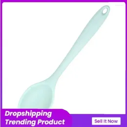 Spoons High Temperature Silicone Security Comfortable Safety Material Kitchen Set Rounded Anti-slip Spoon Resistance